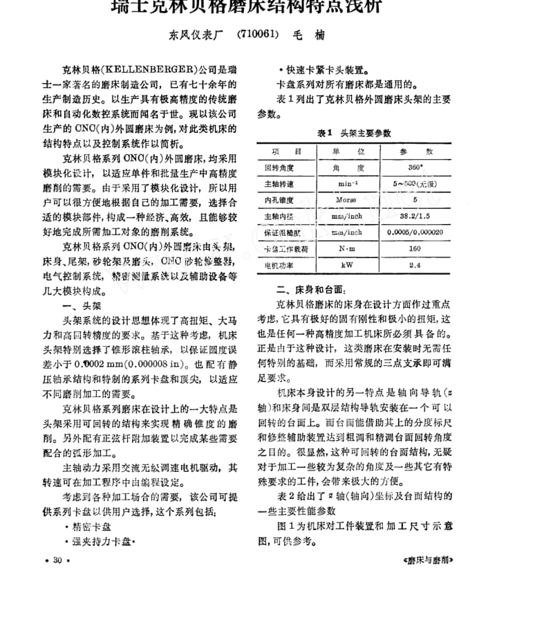 瑞士克林贝格磨床结构特点浅析.docx_第1页