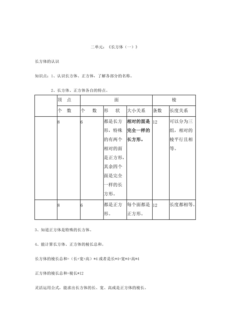 【小学 五年级数学】北师大版小学数学五年级下册知识点 共（12页） .doc_第2页