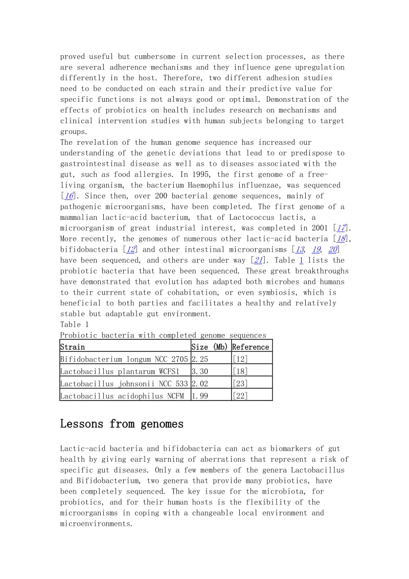 益生菌肠道微生物的基因组学英文论文及翻译.doc_第3页