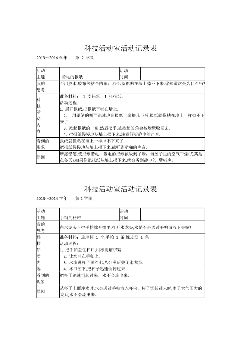 科技活动室活动记录表.doc_第2页