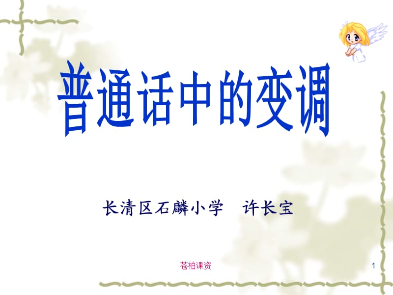 普通话中的变调[一类教资].ppt_第1页