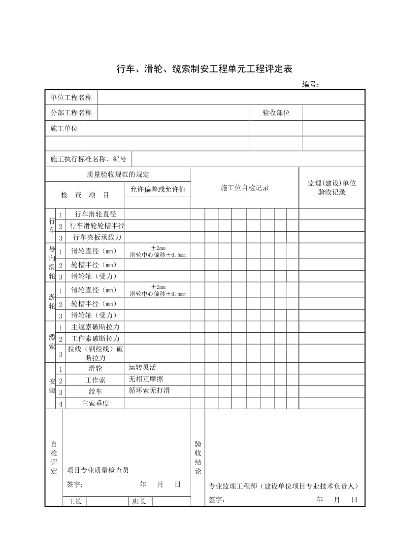 湖北省水文基础设施工程施工质量评定表.doc_第3页