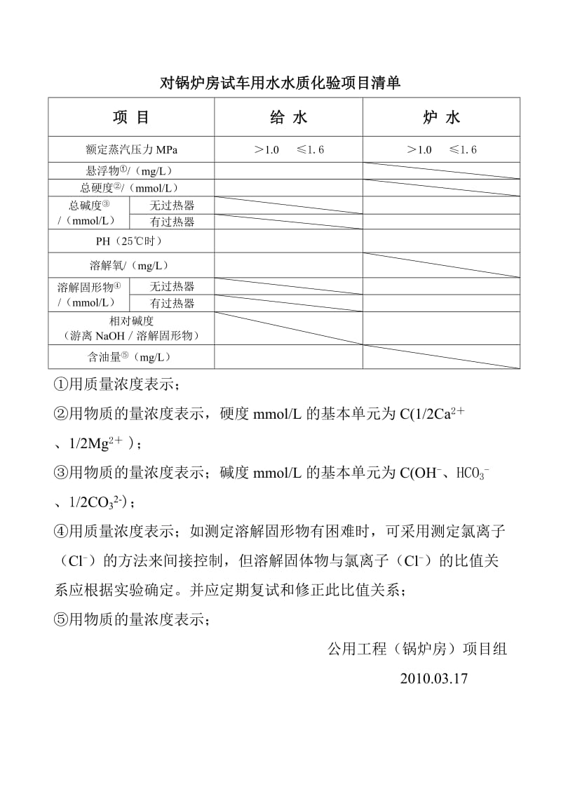 蒸汽锅炉锅外水处理水质标准.doc_第2页