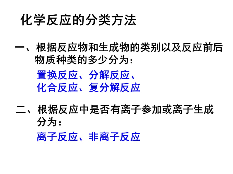 化学反应的分类方法(课堂PPT).ppt_第1页