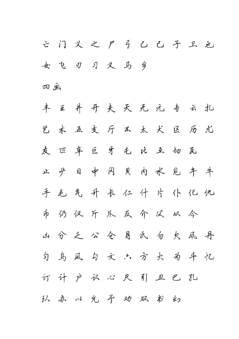 田英章硬笔行书现代汉语3500常用字字帖大全.doc_第2页