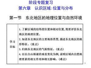 阶段复习10：湘教版八下第六章认识区域：位置与分布PPT演示课件.ppt