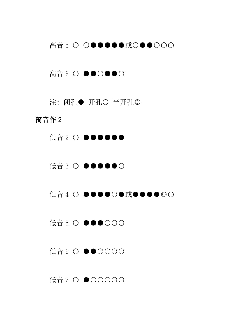 竹笛指法练习大全.doc_第3页