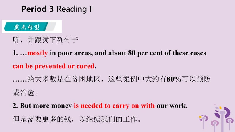 2019年春八年级英语下册 Unit 7 International charities Period 3 Reading II课件 （新版）牛津版.pptx_第2页