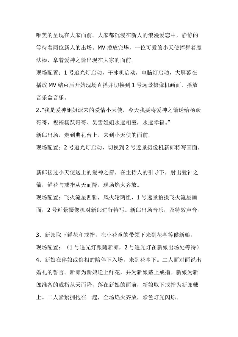 永恒之恋主题婚礼策划方案.doc_第2页