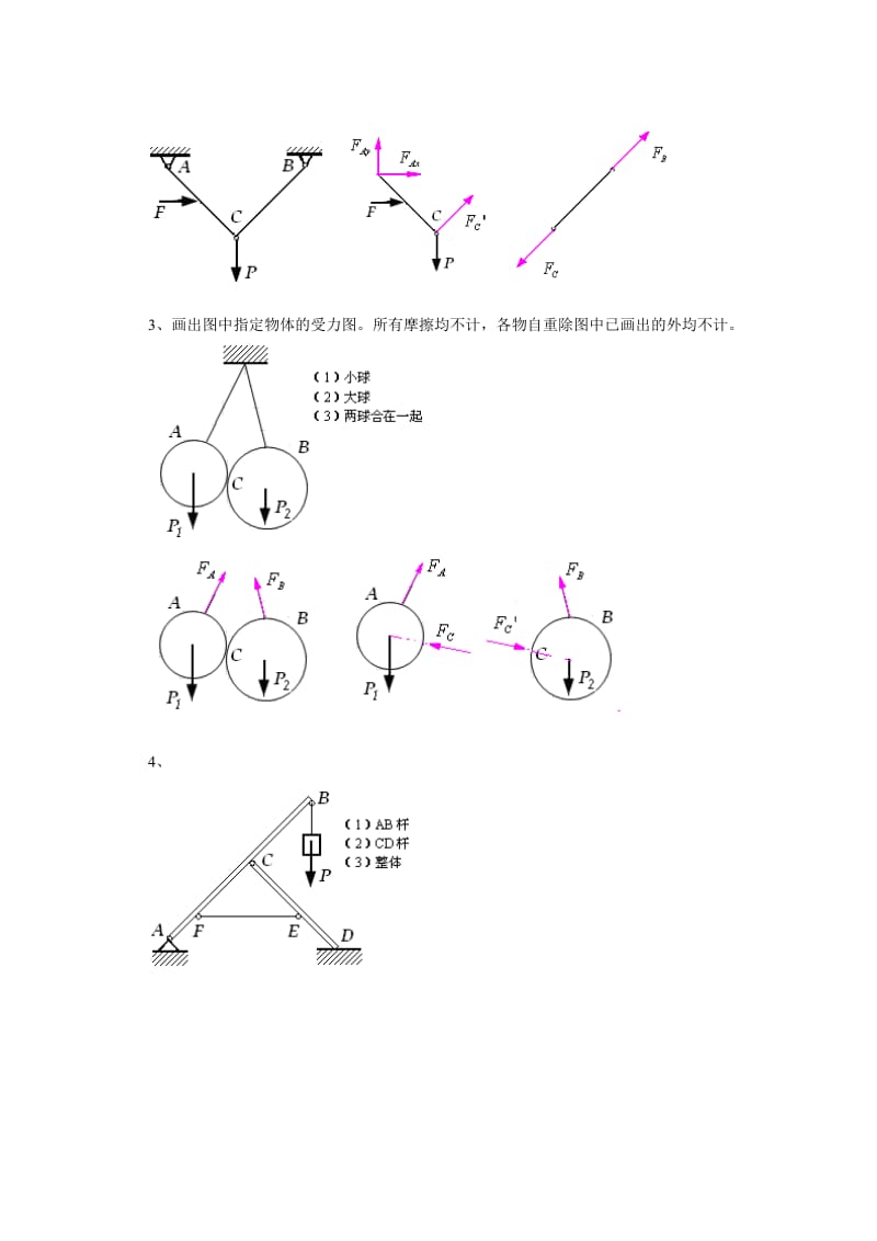 16年工程力学作业及答案.doc_第3页