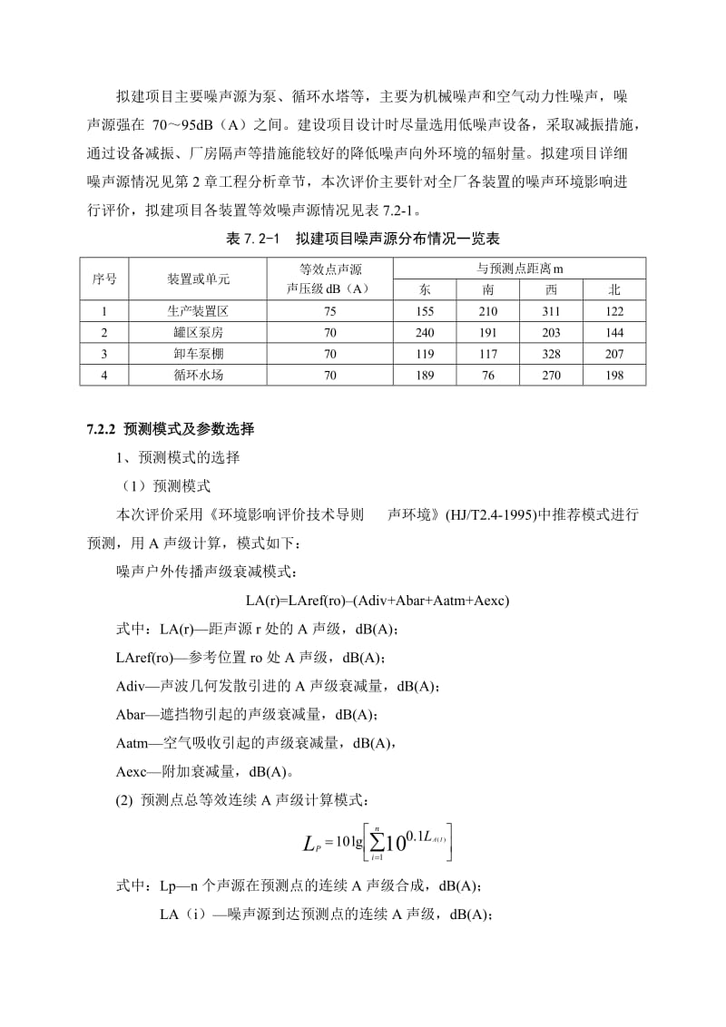 环境影响评价报告公示：MMA反应残余物综合利用环境噪声影响评价环评报告.doc_第3页