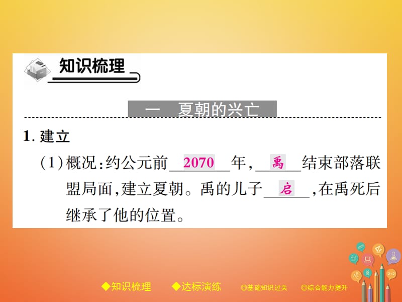 【最新】七年级历史上册 第二单元 夏商周时期：早期国家的产生与社会变革 第4课 早期国家的产生与发展习题课件 新人教版-新人教级上册历史课件.ppt_第2页