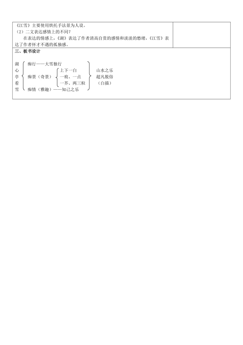 人教版八年级语文上册《六单元阅读29. 湖心亭看雪》赛课导学案_13.doc_第3页