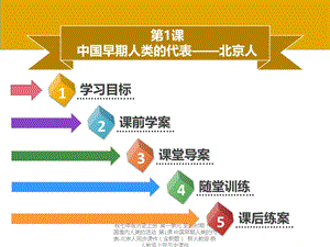 【最新】七年级历史上册 第一单元 史前时期：中国境内人类的活动 第1课 中国早期人类的代表-北京人同步课件（含新题） 新人教版-新人教级上册历史课件.ppt