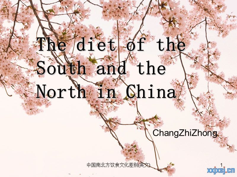 中国南北方饮食文化差别(英文)课件.ppt_第1页