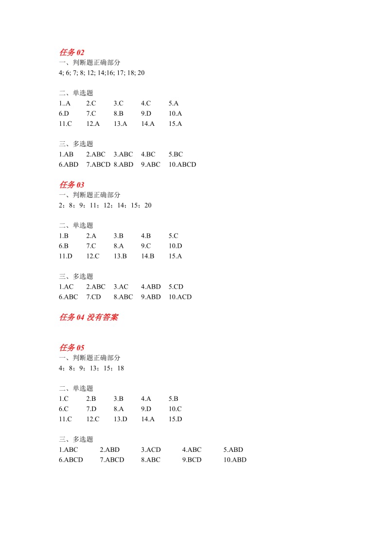 公司概论中央电大形成性考核任务02至06答案.doc_第1页