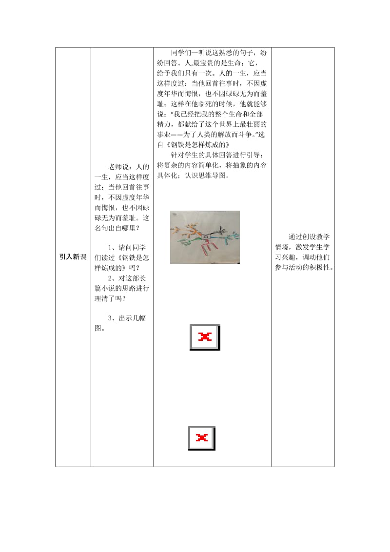 人教版八年级语文上册《著导读《钢铁是怎样炼成的》：理想主义的旗帜与人生的教科书》赛课导学案_5.doc_第3页