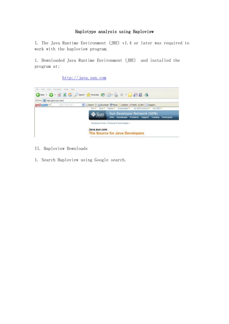 haplotype analysis using haploview.doc_第1页