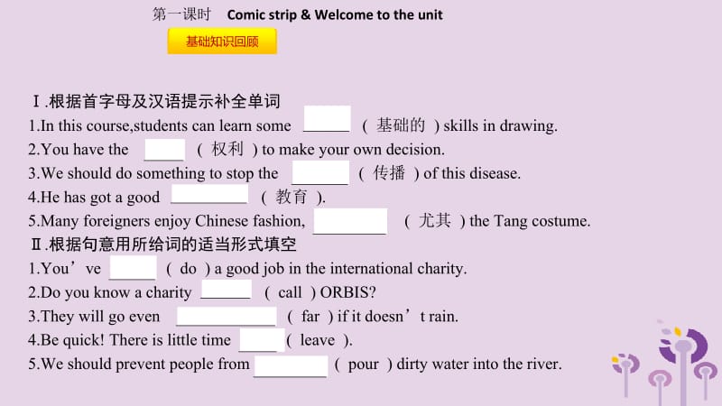 2019春八年级英语下册 Unit 7 International charities（第1课时）Comic strip &amp; Welcome to the unit课件 （新版）牛津版.pptx_第2页