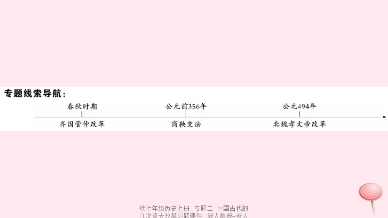 【最新】七年级历史上册 专题二 中国古代的几次重大改革习题课件 新人教版-新人教级上册历史课件.ppt_第2页