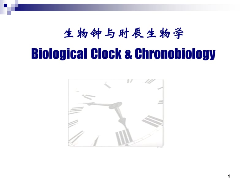 生物钟与时辰生物学(课堂PPT).ppt_第1页