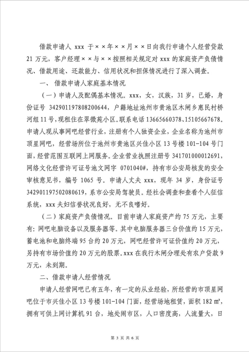 个人贷款调查报告.doc_第3页