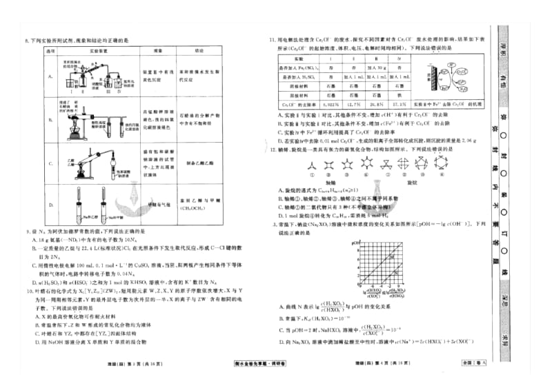 2019届高三理综全国I卷A2019年模拟试题.docx_第2页