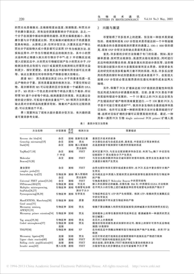 单核苷酸多态性基因分型技术原理与进展文思远(2003,医.doc_第3页