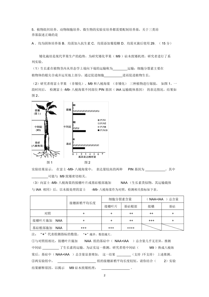 2017-2018朝阳区二模生物.docx_第2页