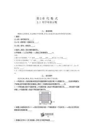 第2章代 数 式导学案.doc