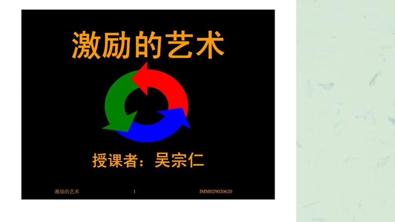 企业管理培训激励艺术.ppt_第1页