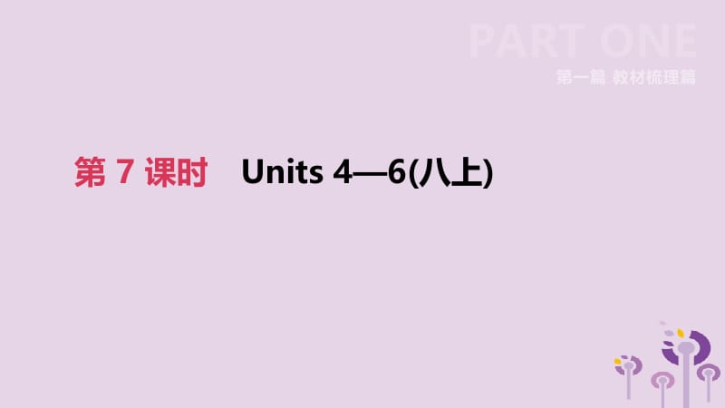 四川省绵阳市2019中考英语总复习 第一篇 教材梳理篇 第07课时 Units 4-6（八上）课件.pptx_第2页