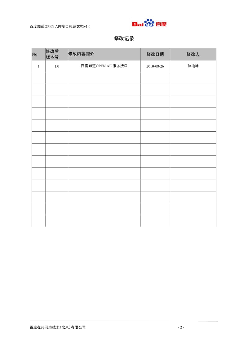 百度开放知道OPEN API接口规范文档.doc_第2页