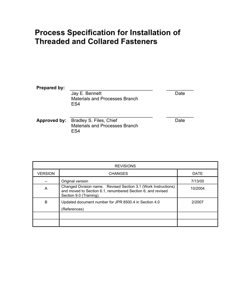 Installation of Threaded and Collard FastenersNasa.doc_第2页