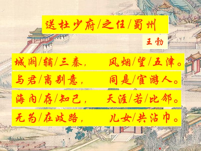 送杜少府之任蜀州教学课件.ppt_第2页