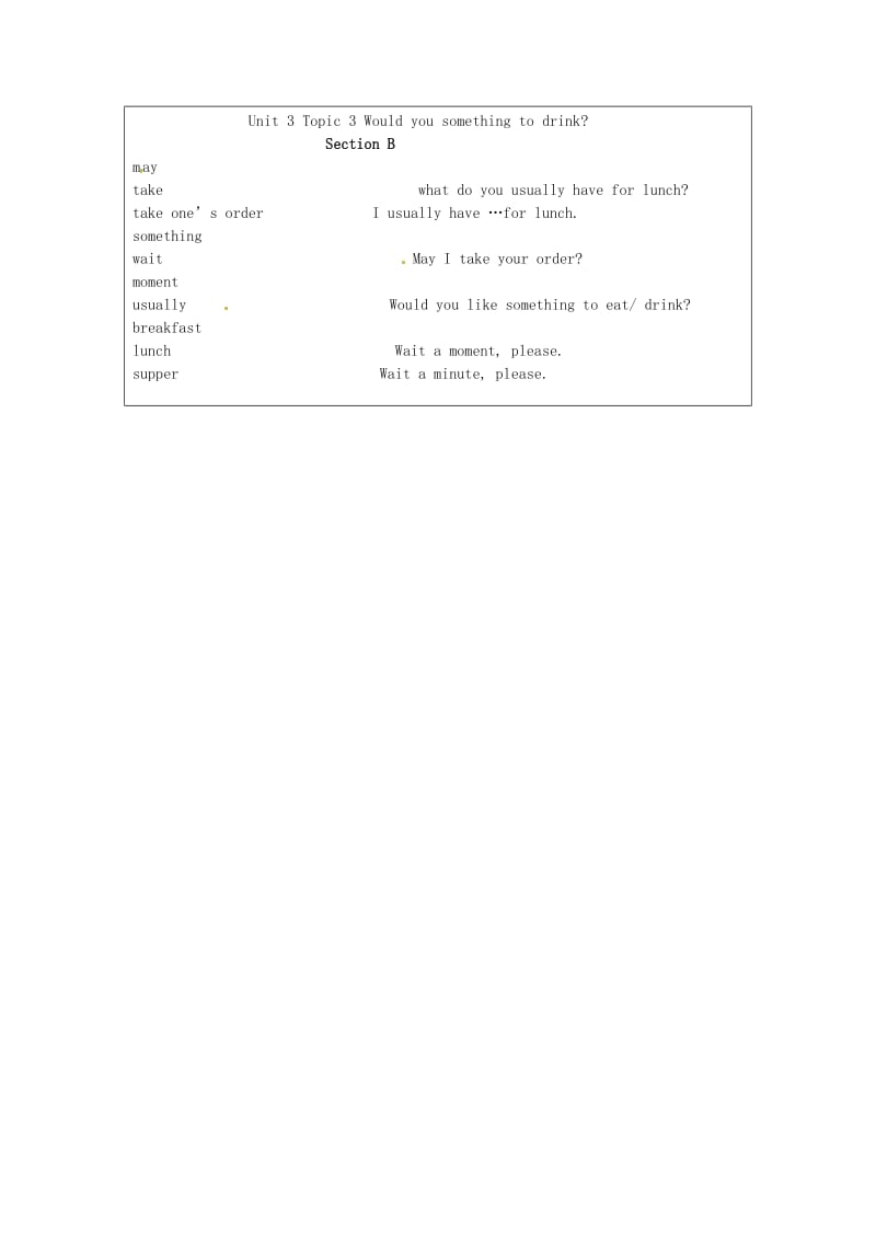 福建省福州市七年级英语上册《Unit3Topic 2Would youlike somethingtodrink Section B》说课稿.doc_第3页