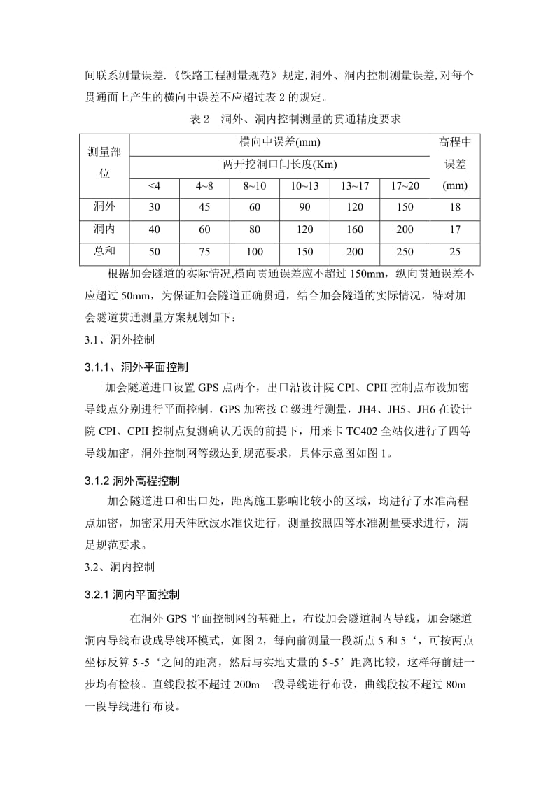 加会隧道贯通测量实施方案.doc_第2页