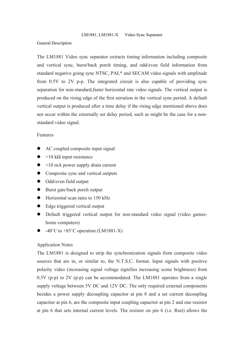 864234501LM1881视频同步分离器中英文翻译.doc_第1页