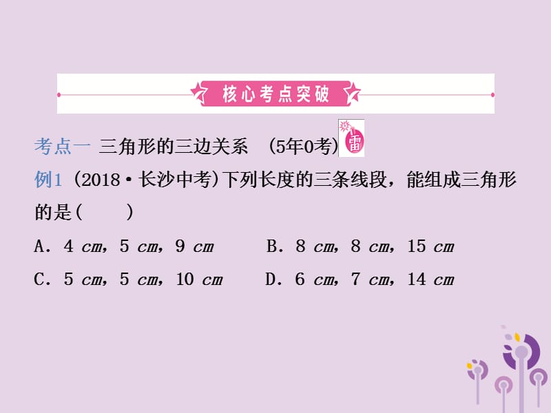 （潍坊专版）2019中考数学复习 第1部分 第四章 几何初步与三角形 第二节 三角形的有关概念及性质课件.ppt_第2页