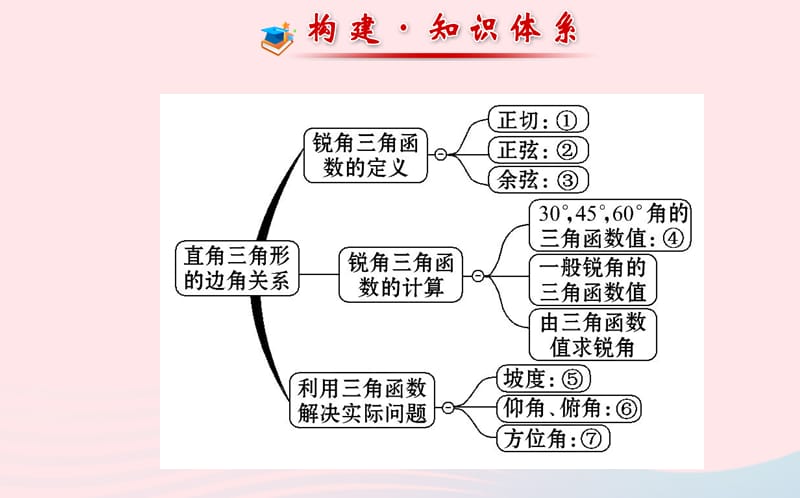 九年级数学下册 第一章直角三角形的边角关系阶段专题复习习题课件 北师大版.ppt_第2页