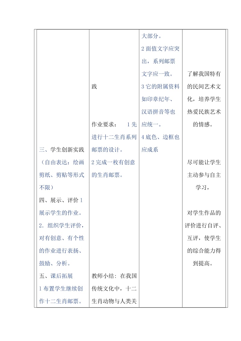 教学设计小学美术学科《有趣的属相》教学设计（马金华).doc_第3页