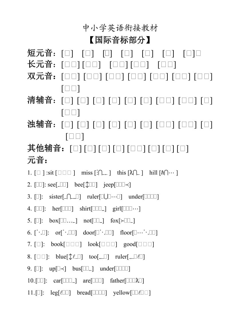 中小学英语衔接校本教材.doc_第2页