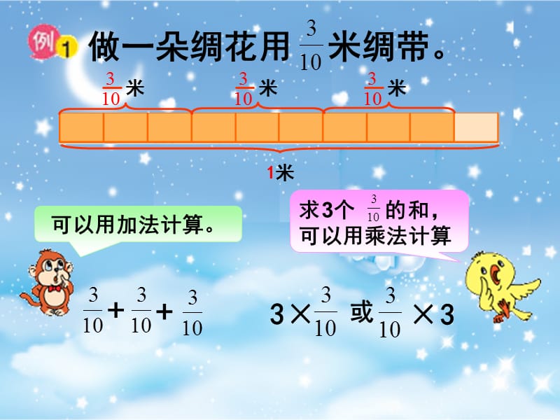 苏教版数学六年级上册《分数与整数相乘》课件1.ppt_第3页