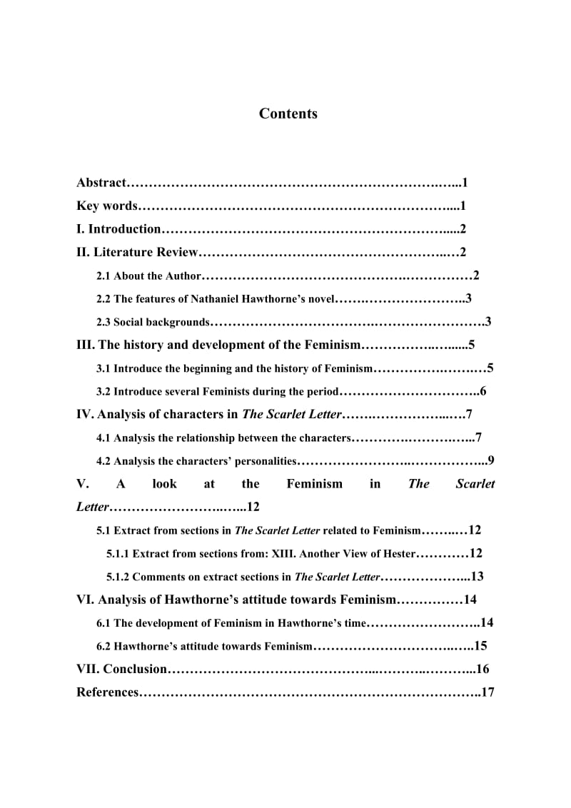 Analysis of Feminism in The Scarlet Letter.doc_第2页