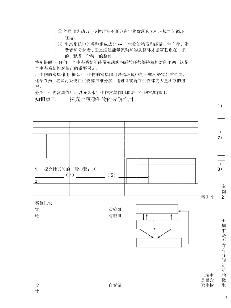 2019最新新人教版生物必修3第3节《生态系统的物质循环》学案.docx_第3页