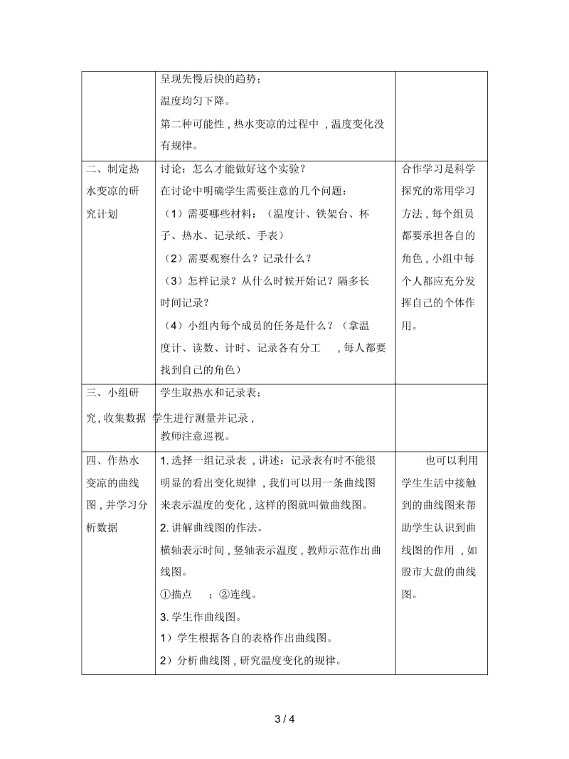 2019最新苏教版科学四上《冷热与温度》备课教案.docx_第3页