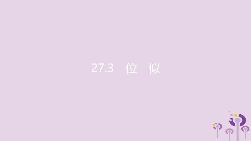 2019春九年级数学下册 第二十七章 相似 27.3 位似 第2课时 用坐标描述位似变换课件 （新版）新人教版.pptx_第2页