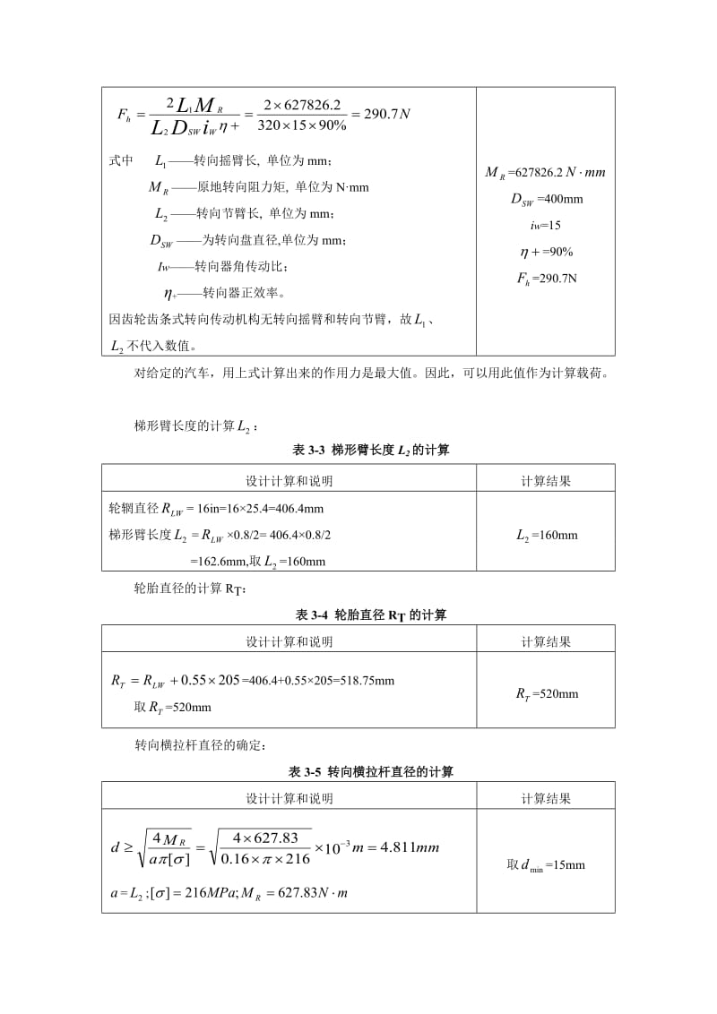 齿轮齿条式转向器设计（含CAD图纸）.doc_第2页