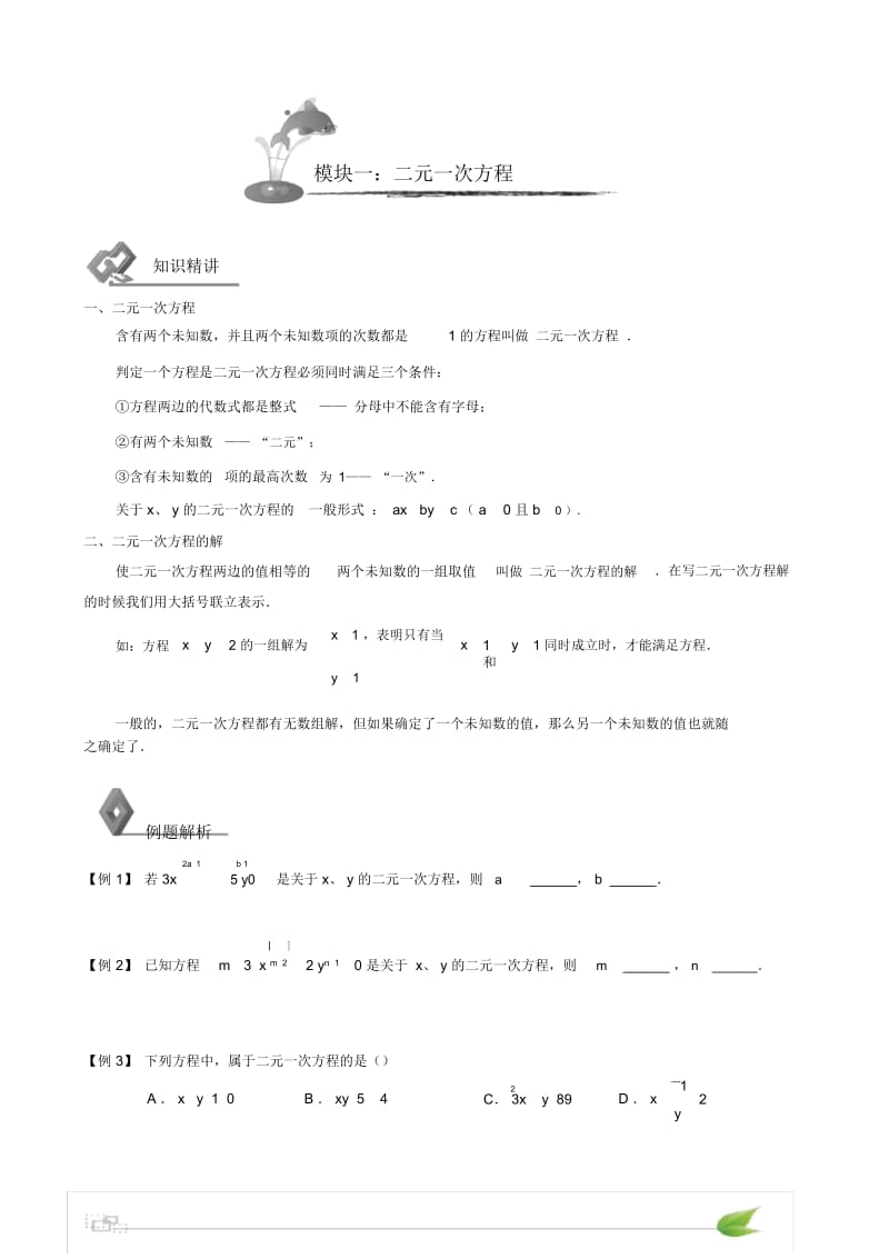 初中数学二元一次方程组.docx_第2页