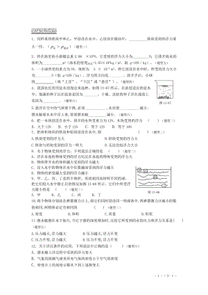 【精品】人教版物理八年级下册：10.1浮力-练习（1）（含答案）(1).doc